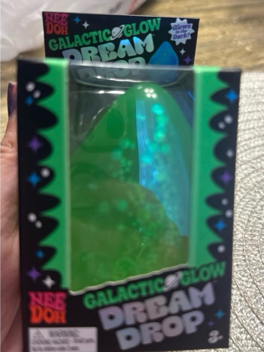 Bee doh Galactic Glow Dream Drop - Green